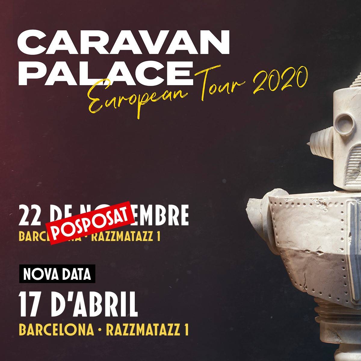 caravan palace tour 2016 length