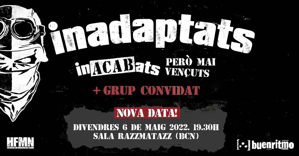 INADAPTATS + LES BUCH Concert In Sala Razzmatazz, Barcelona 06/05/2022 ...