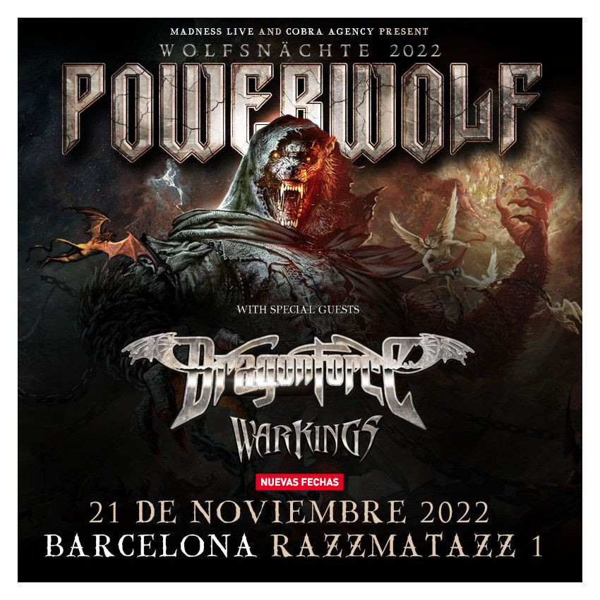Concierto fin de Gira de Rage, el 21 de noviembre en Barcelona ‹ Metaltrip