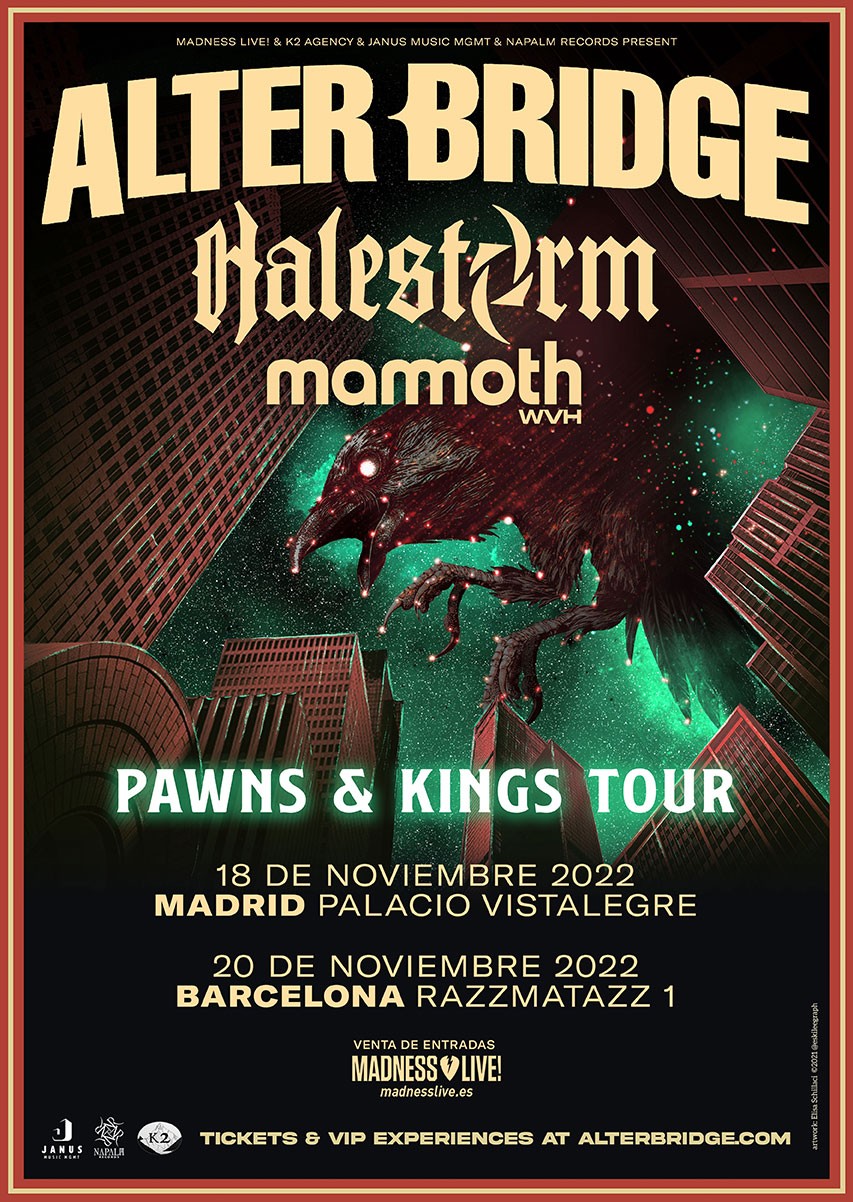 Alter Bridge, Halestorm, Mammoth WVH @O2 Arena, London 12/12/2022 -  Rockpages